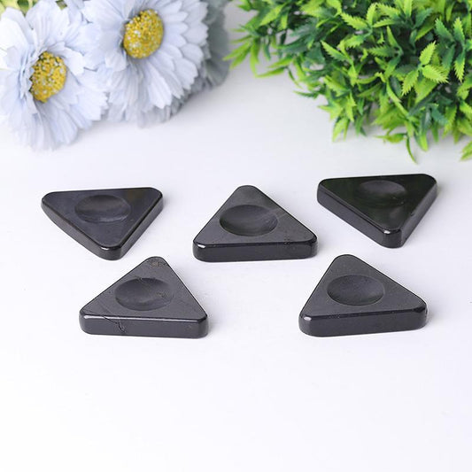 2" Shungite Sphere Holder-Triangle Wholesale Crystals USA