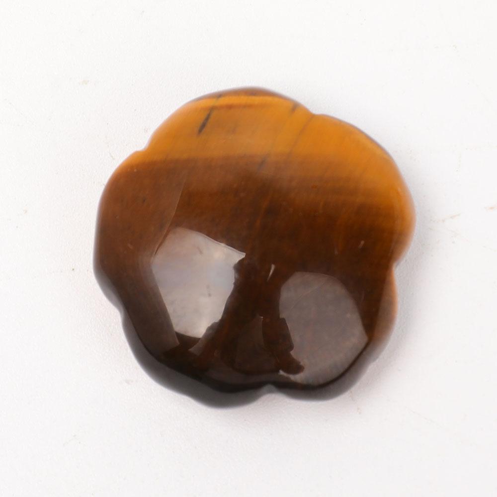 Undrilled Tiger Eye Rose Shape Pendants Wholesale Crystals USA