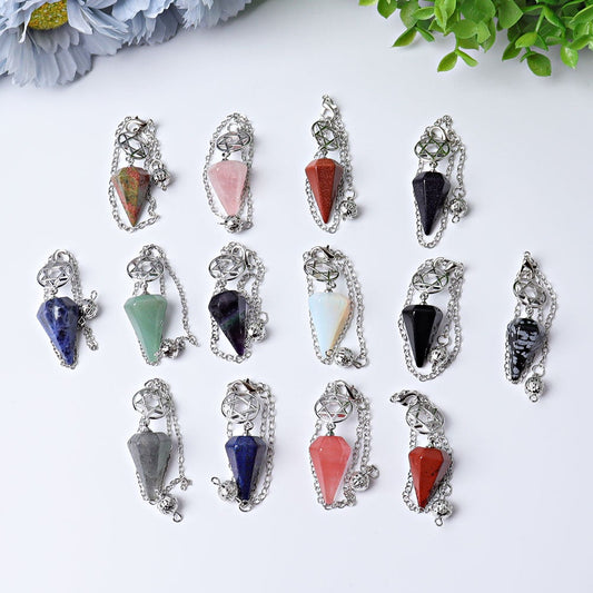 9" Arrow Head Crystal Pendulum Wholesale Crystals USA