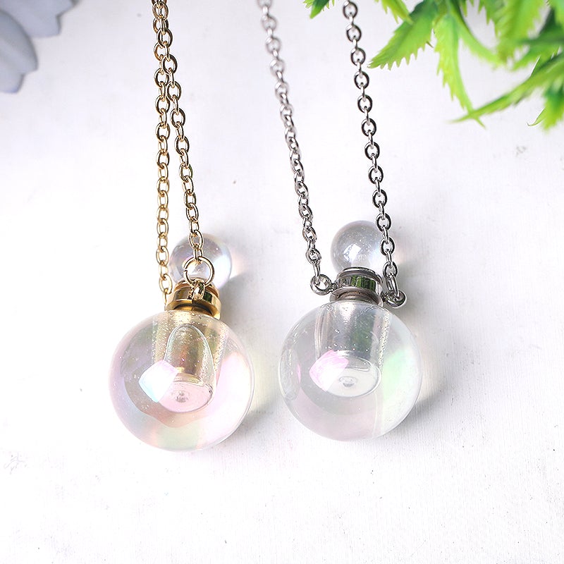 0.5ml Aura Angel Crystal Perfume Bottle Necklace DIY Wholesale Crystals USA