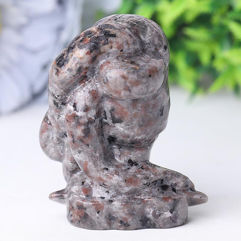 2.5" Yooperlite Medusa Crystal Carvings Wholesale Crystals USA