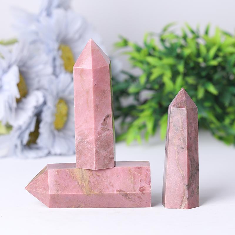 Rhodonite Tower Wholesale Crystals USA