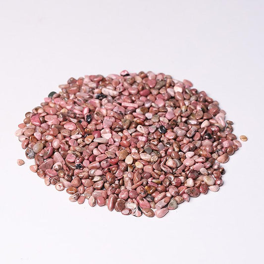 0.1kg Different Size Natural Rhodonite Chips Crystal Chips for Decoration Wholesale Crystals USA