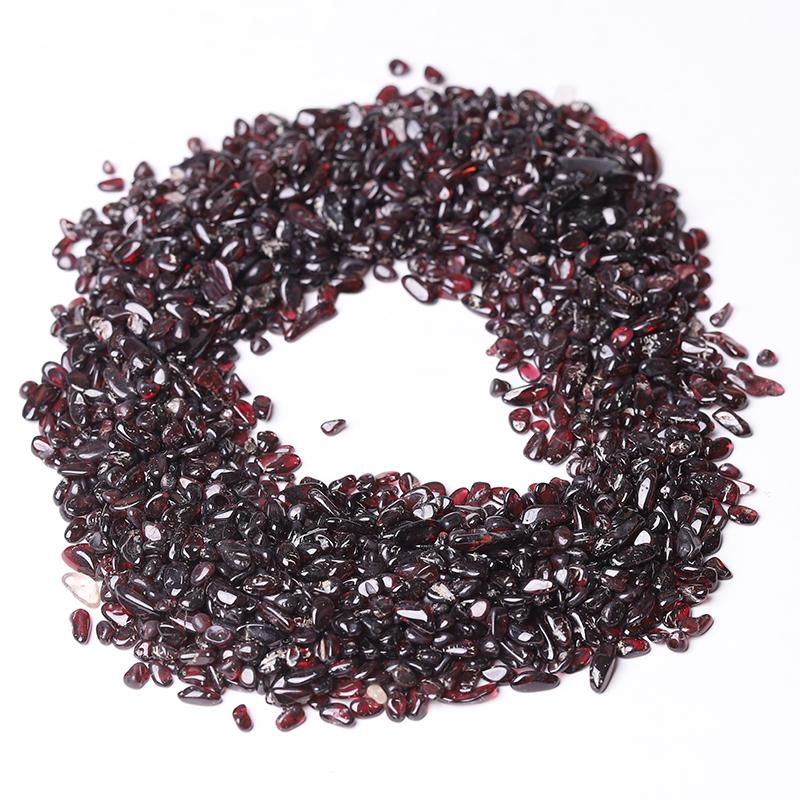 0.1kg High Quality 5-7mm Natural Garnet Chips Wholesale Crystals USA