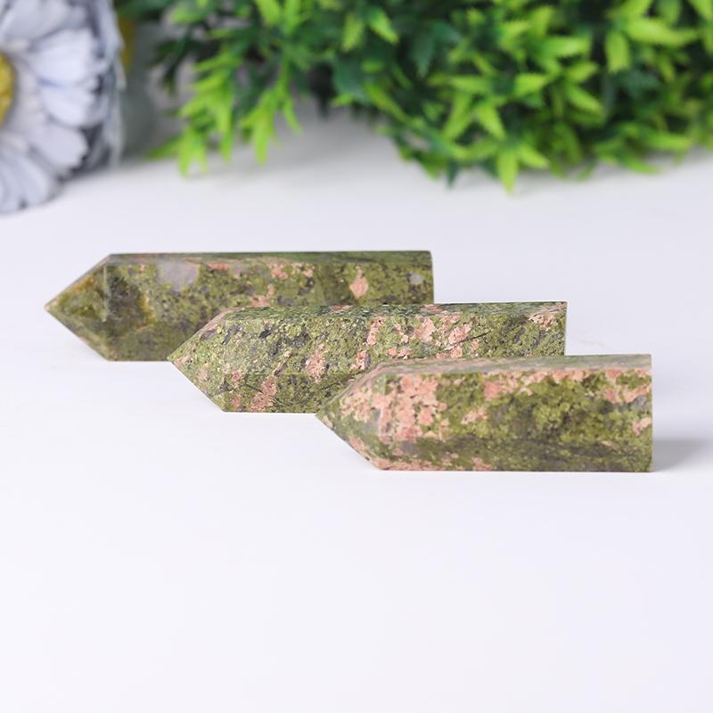 Wholesale Natural Unakite Points Wholesale Crystals USA